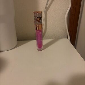 Pink Shimmer Lip Gloss - Glitter Finish